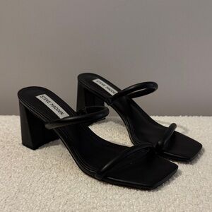 Steve Madden Black Strappy Heels